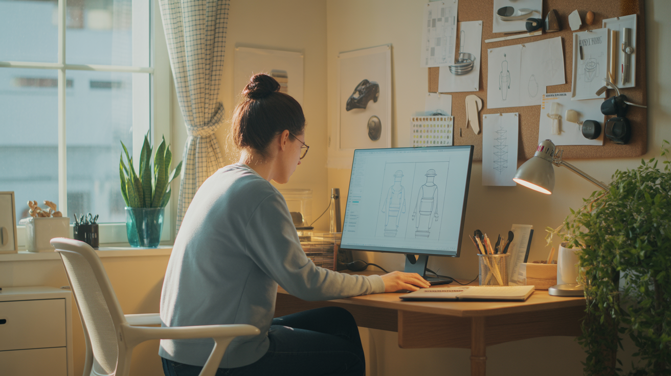 Product Designer working remotely