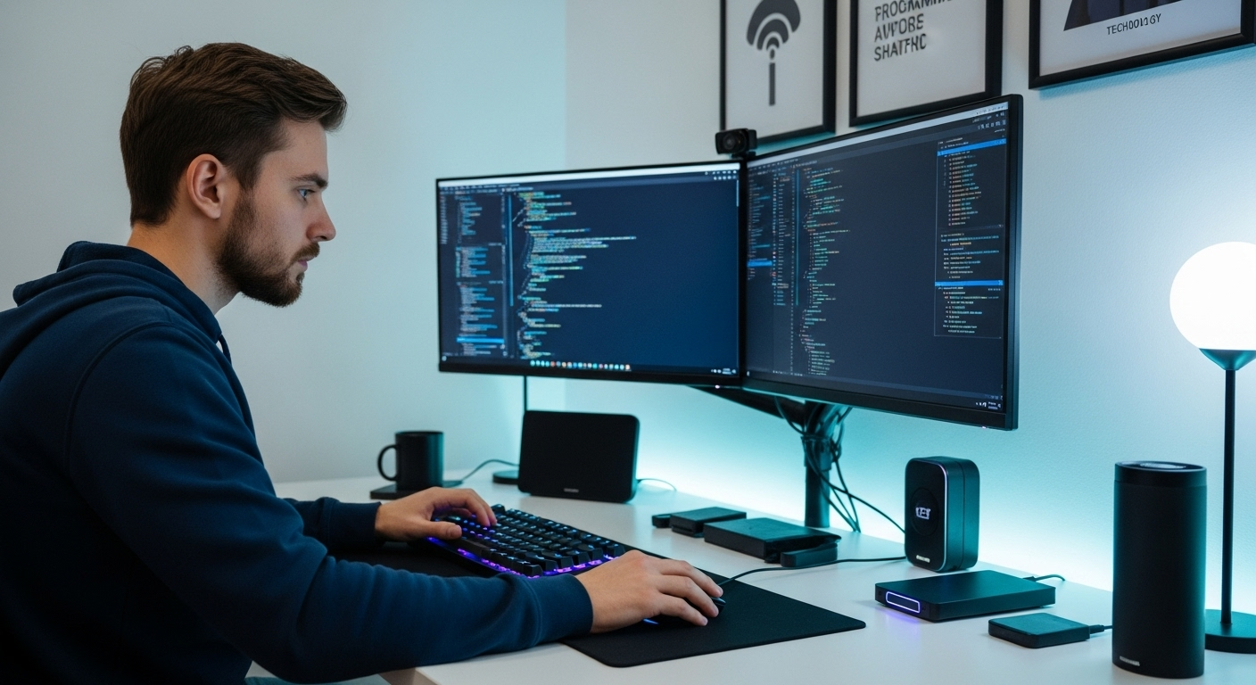 software engineer working remotely